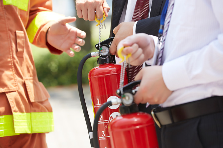 防災訓練の様子